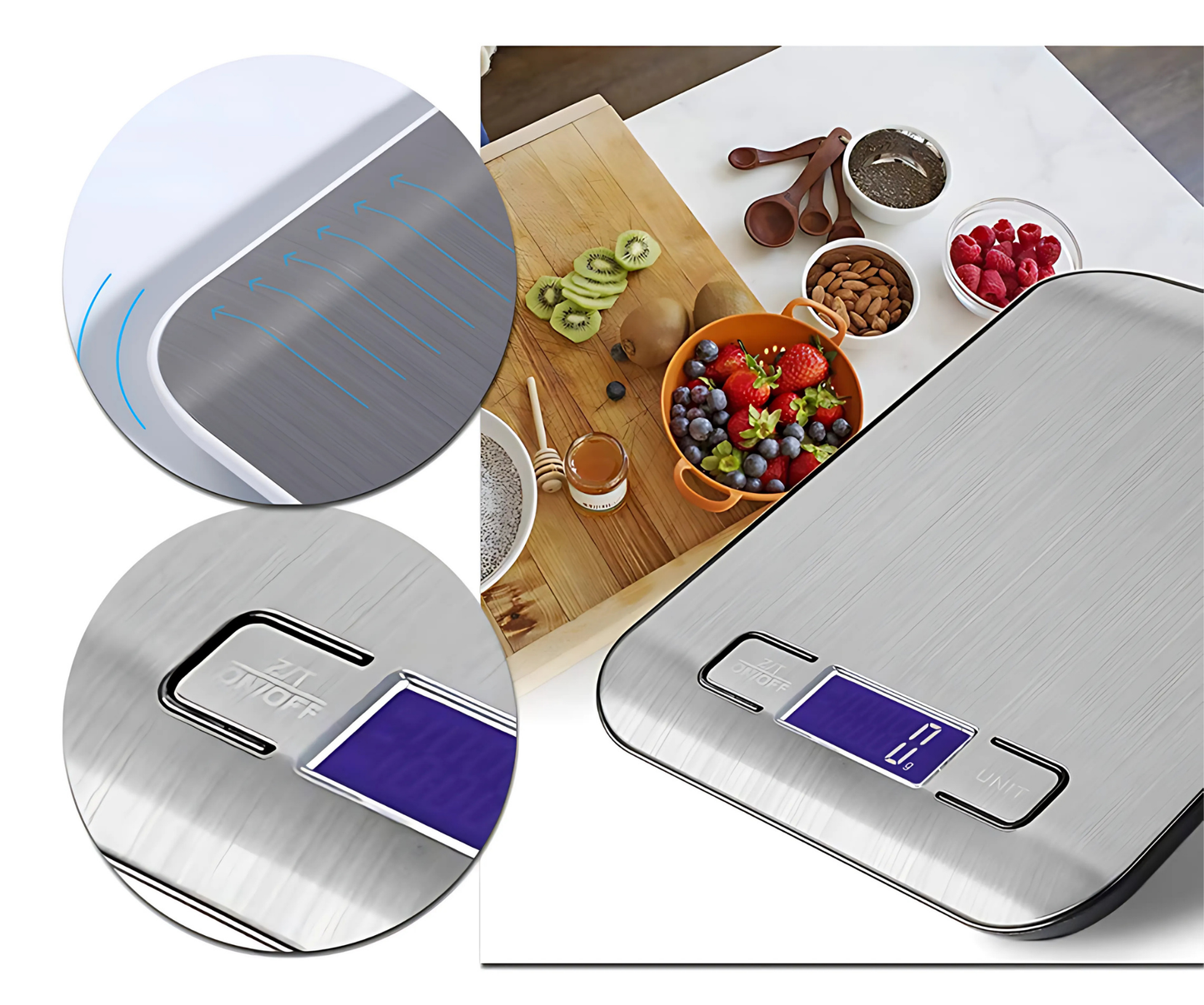 Balança Digital de Alimentos 5kg Food Scale