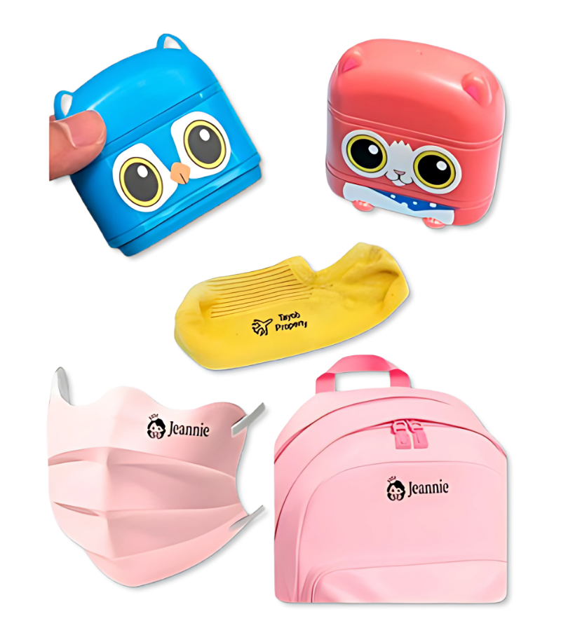Carimbo Personalizável para Roupas Stamp