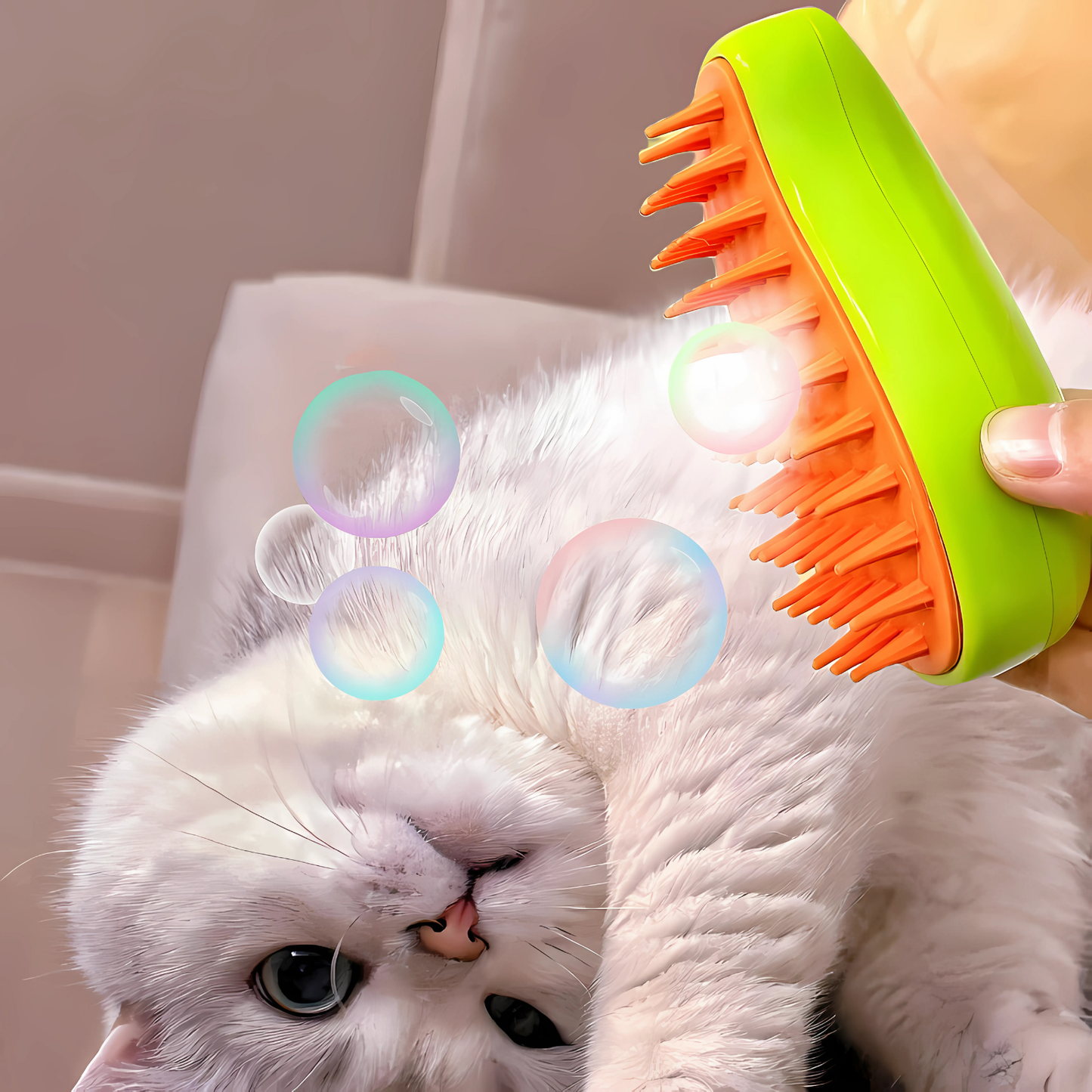 Escova à Vapor 3 Em 1 Superlimpante Para Pet