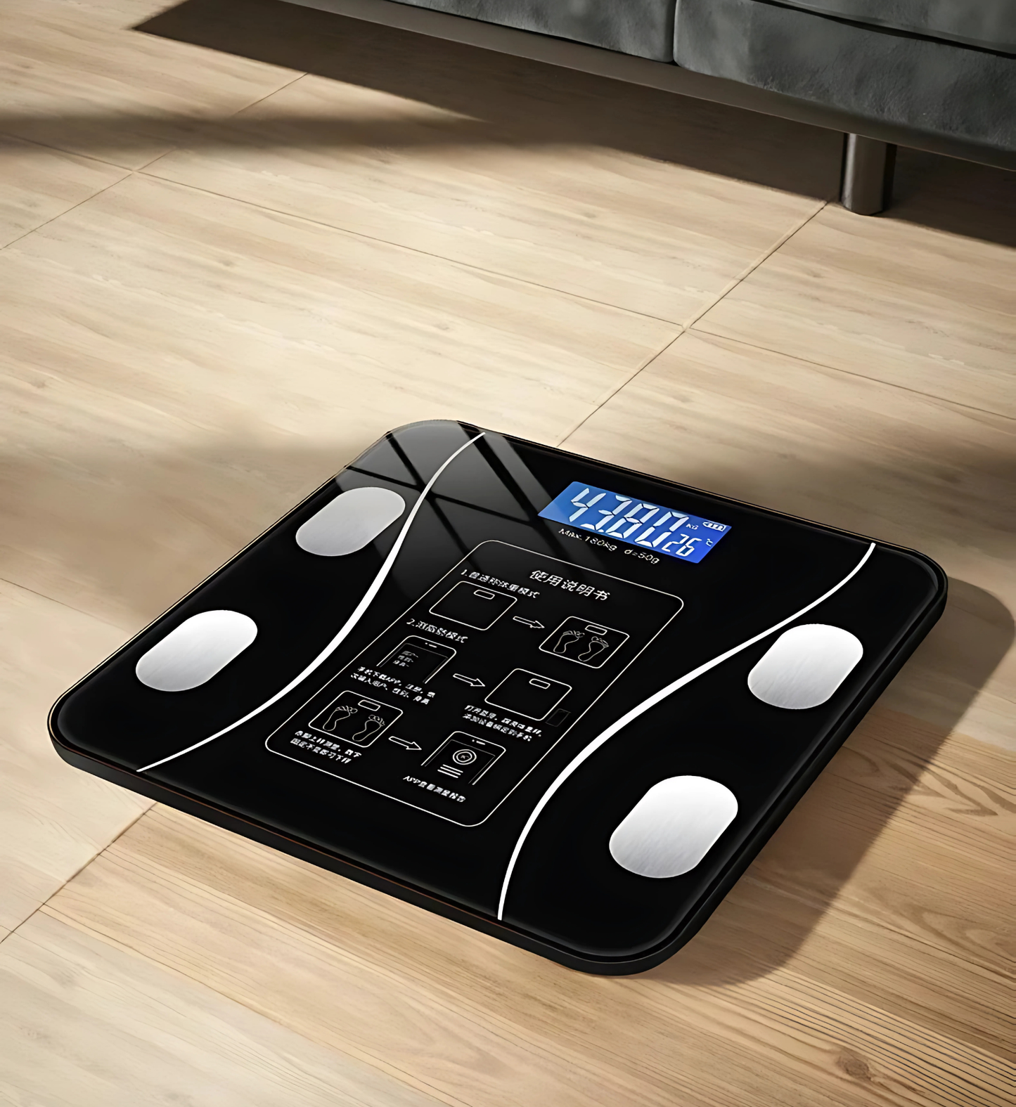 Balança Digital Corporal Bioimpedância Bluetooth