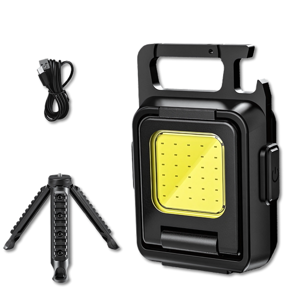 Chaveiro Lanterna Recarregável Duplo Led High Lumens
