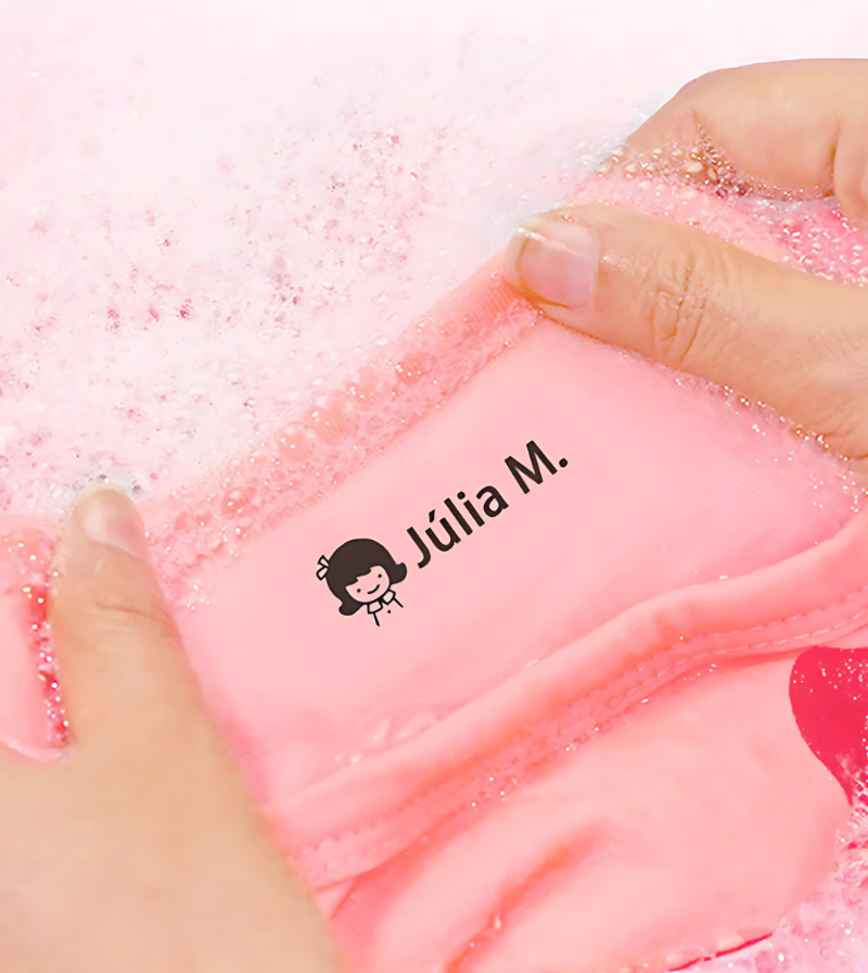 Carimbo Personalizável para Roupas Stamp