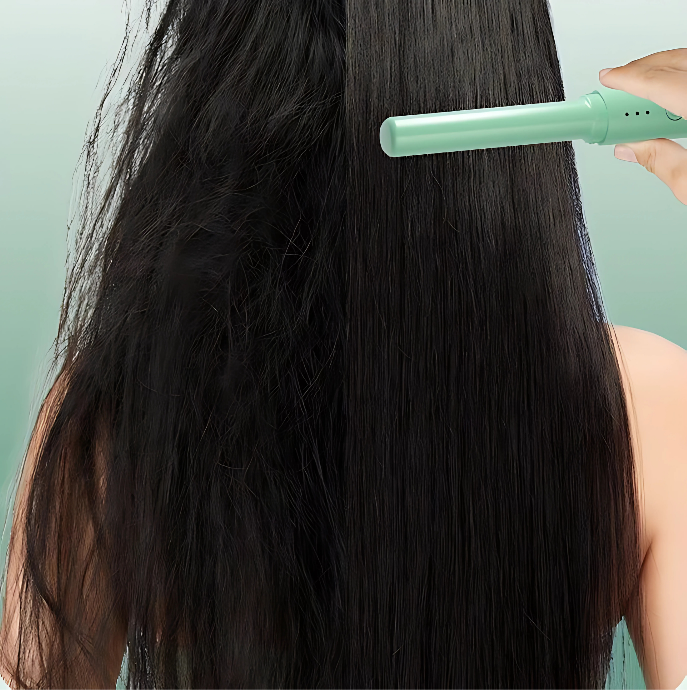 Mini Escova Alisadora Portátil Recarregável Flawless Hair