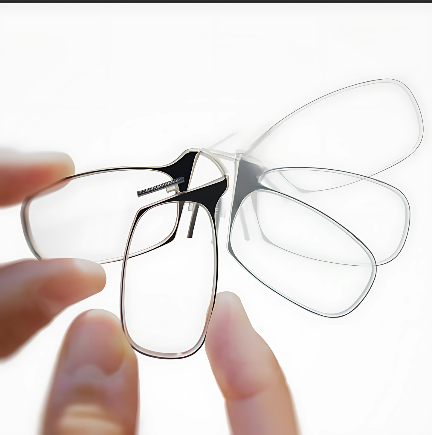 Mini Óculos Chaveiro de Leitura Dobrável Clip Glass