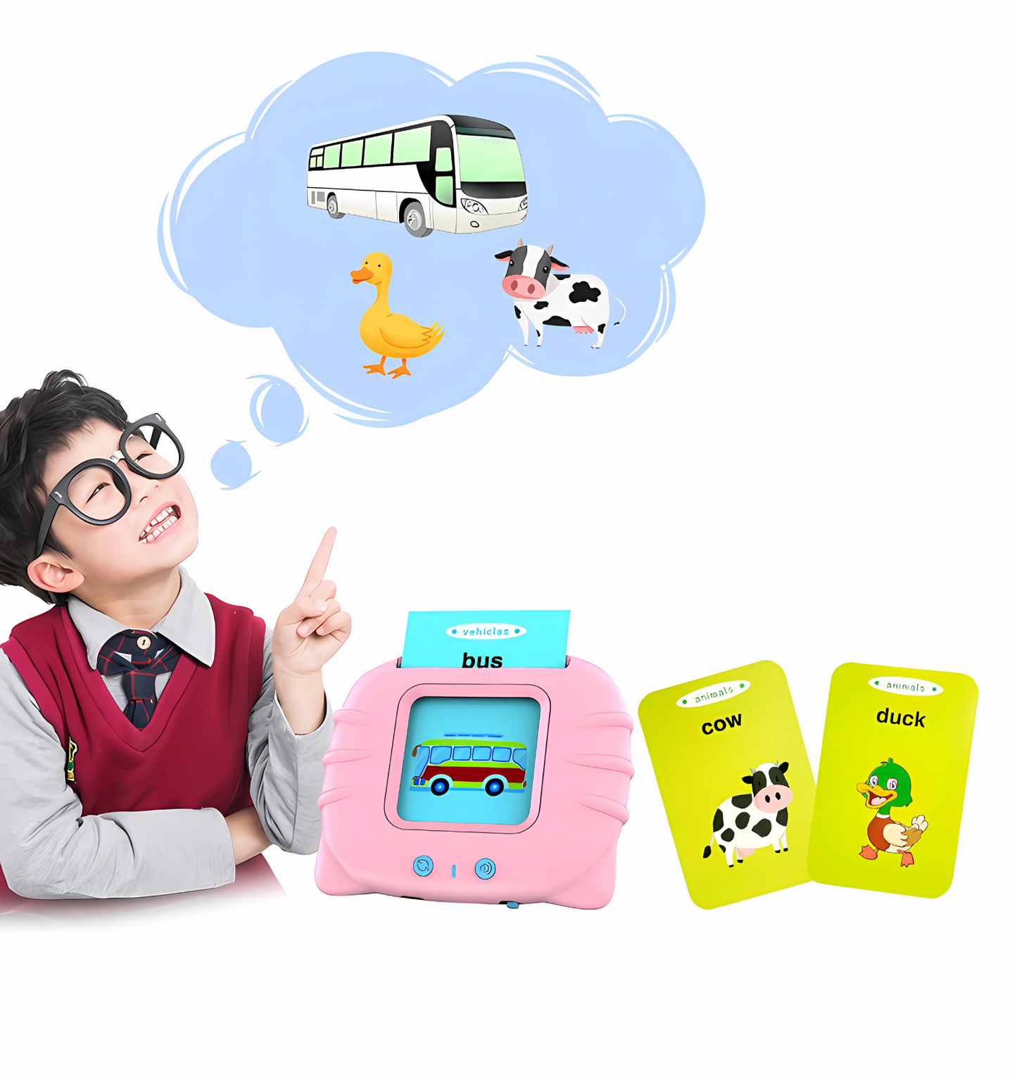 GeniusCard Falantes Educacionais para Desenvolvimento Cognitivo e Linguístico
