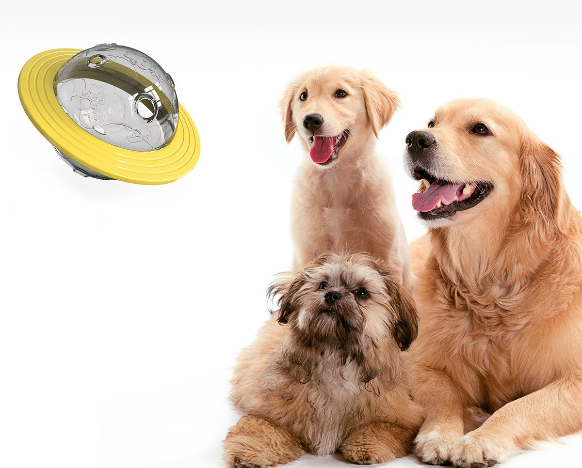 Brinquedo Comedouro Interativo Disco Voador Pet Fun