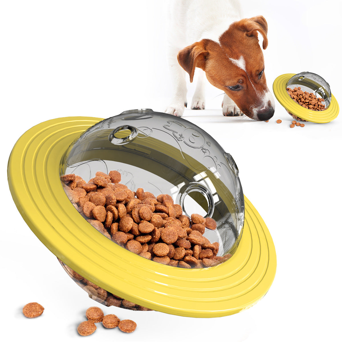 Brinquedo Comedouro Interativo Disco Voador Pet Fun