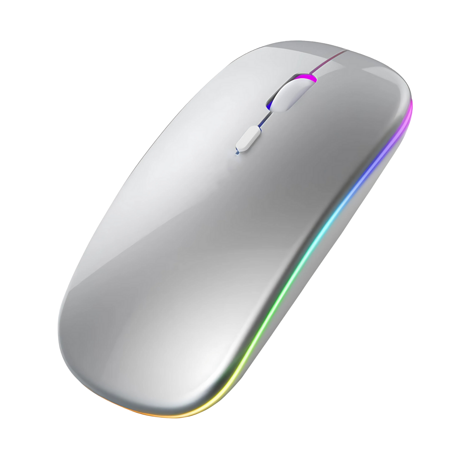 Mouse Sem Fio Wireless Recarregável RGB Gamer 1600dpi