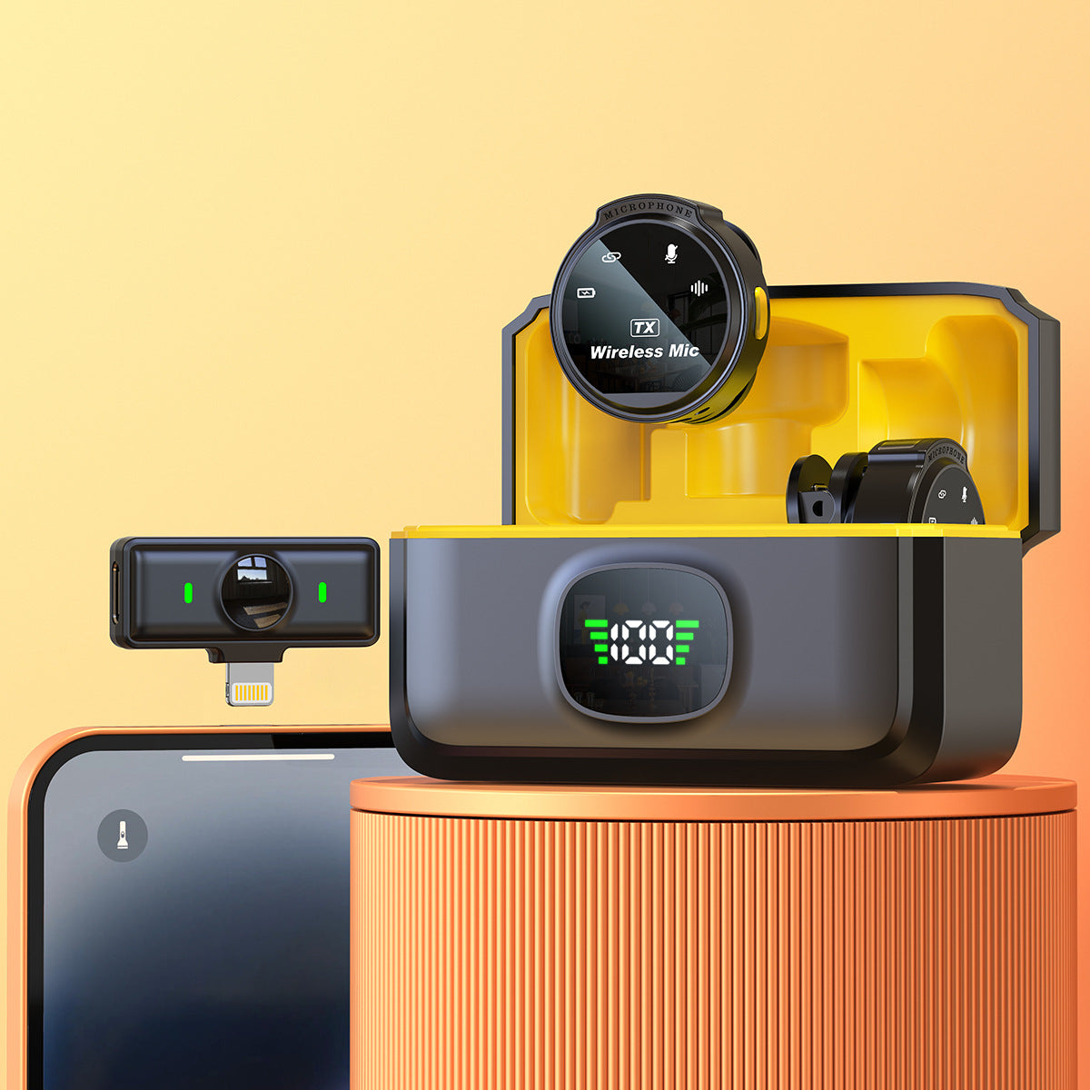 Microfone Lapela Sem Fio Good Sound J6