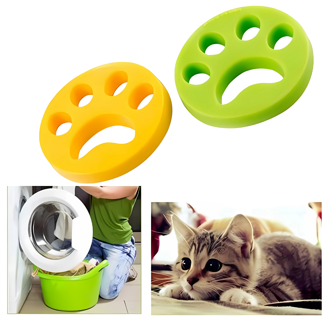 Removedor de Pêlos Reutilizável para Máquina Practical Cleaning