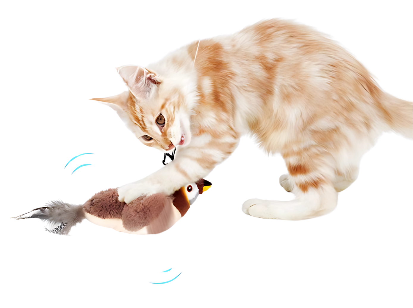 Pássaro Interativo Recarregável Cat Toy