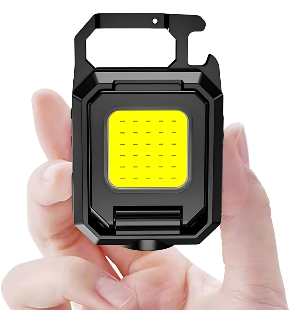 Chaveiro Lanterna Recarregável Duplo Led High Lumens