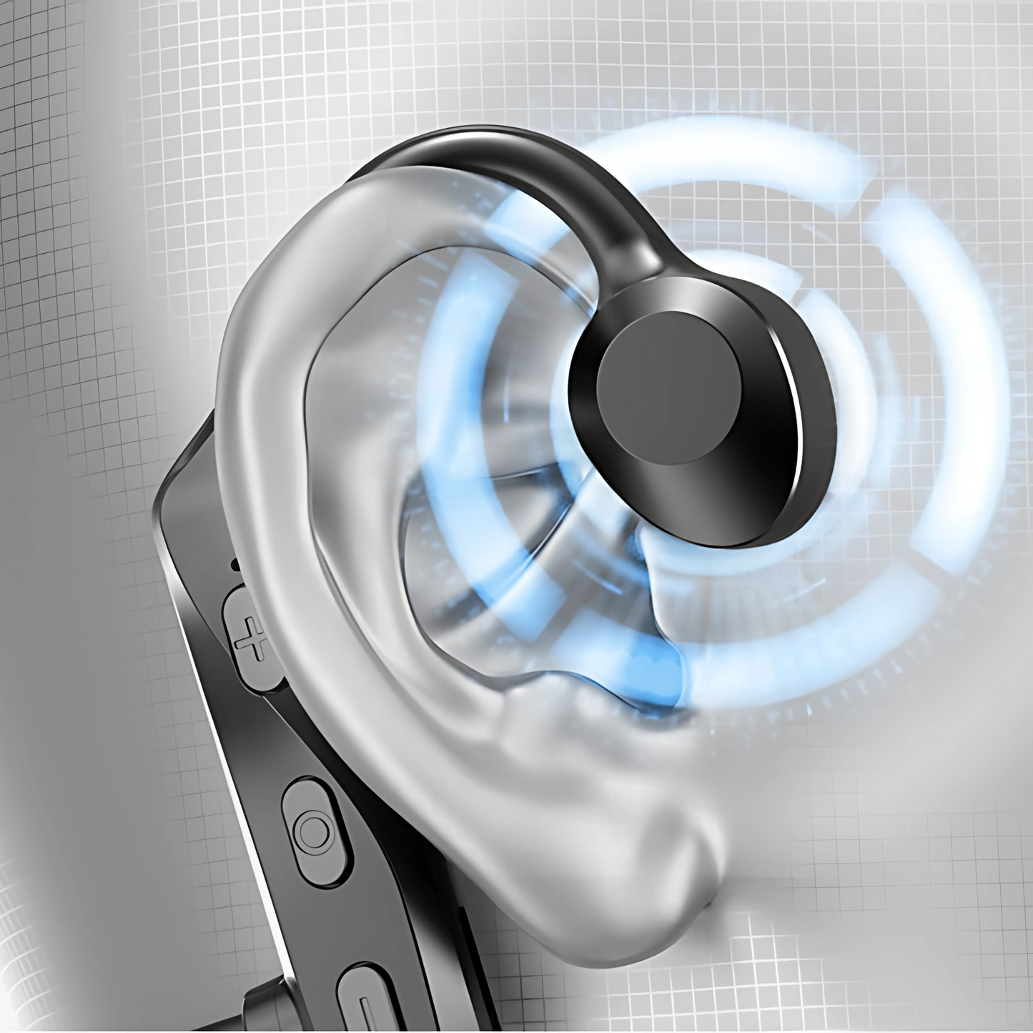 Fone sem Fio de Condução Óssea Bone Conduction