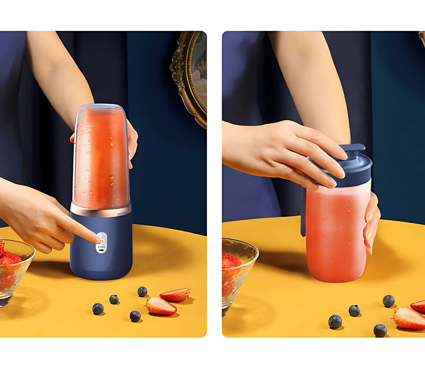 Ultra Mini Liquidificador Mixer Portátil Sucos Smoothie Whey