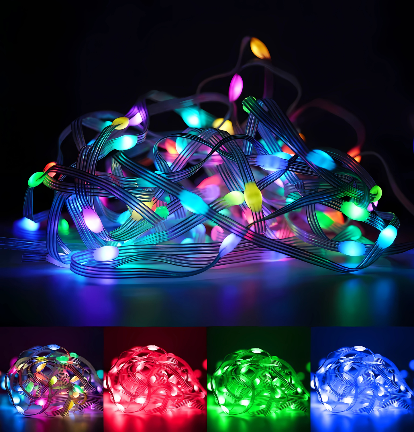 Luzes de Natal Led Arco Íris