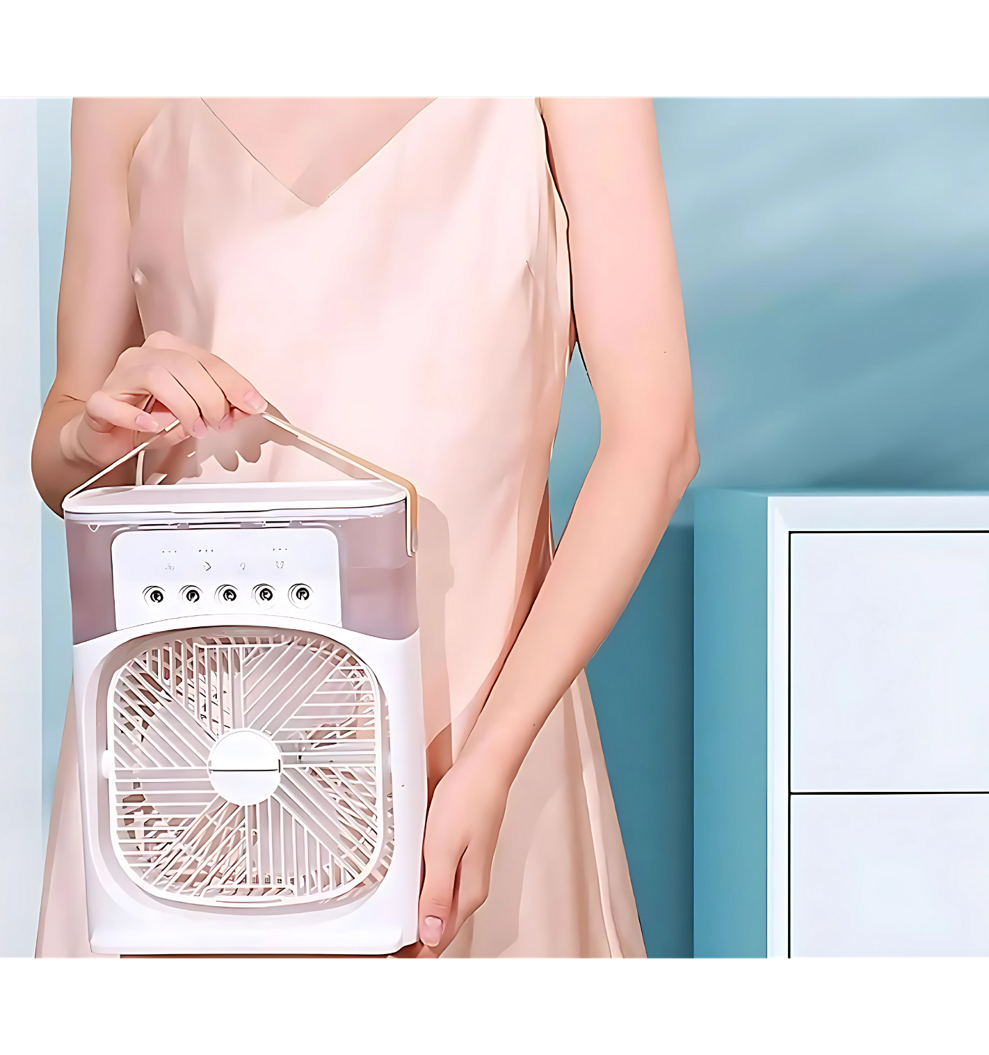 Ventilador e Umidificador de Ar Mist Fun
