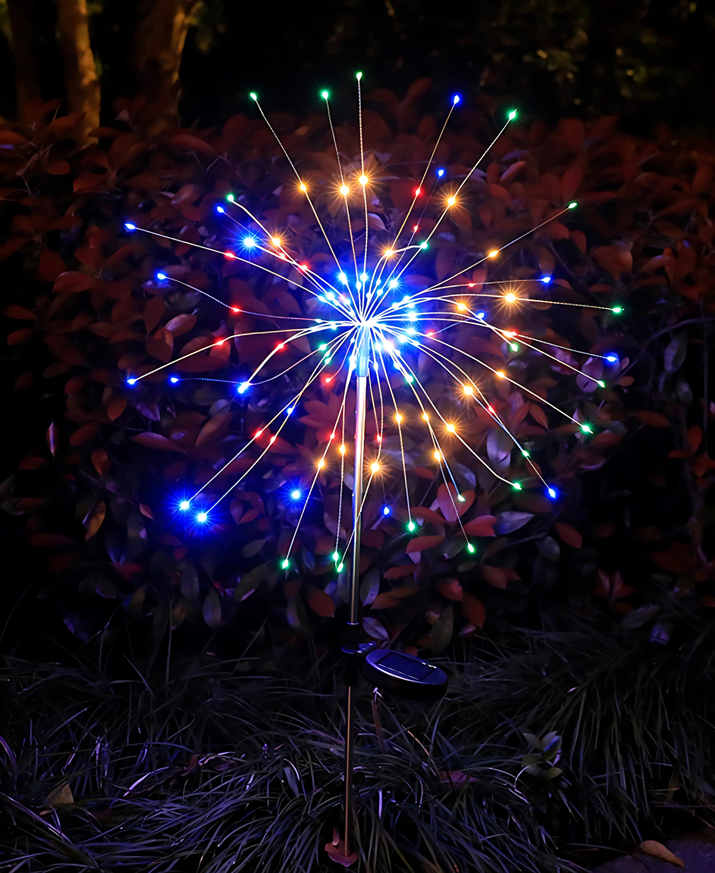 Luzes Solares Fogos de Artifício Fireworks
