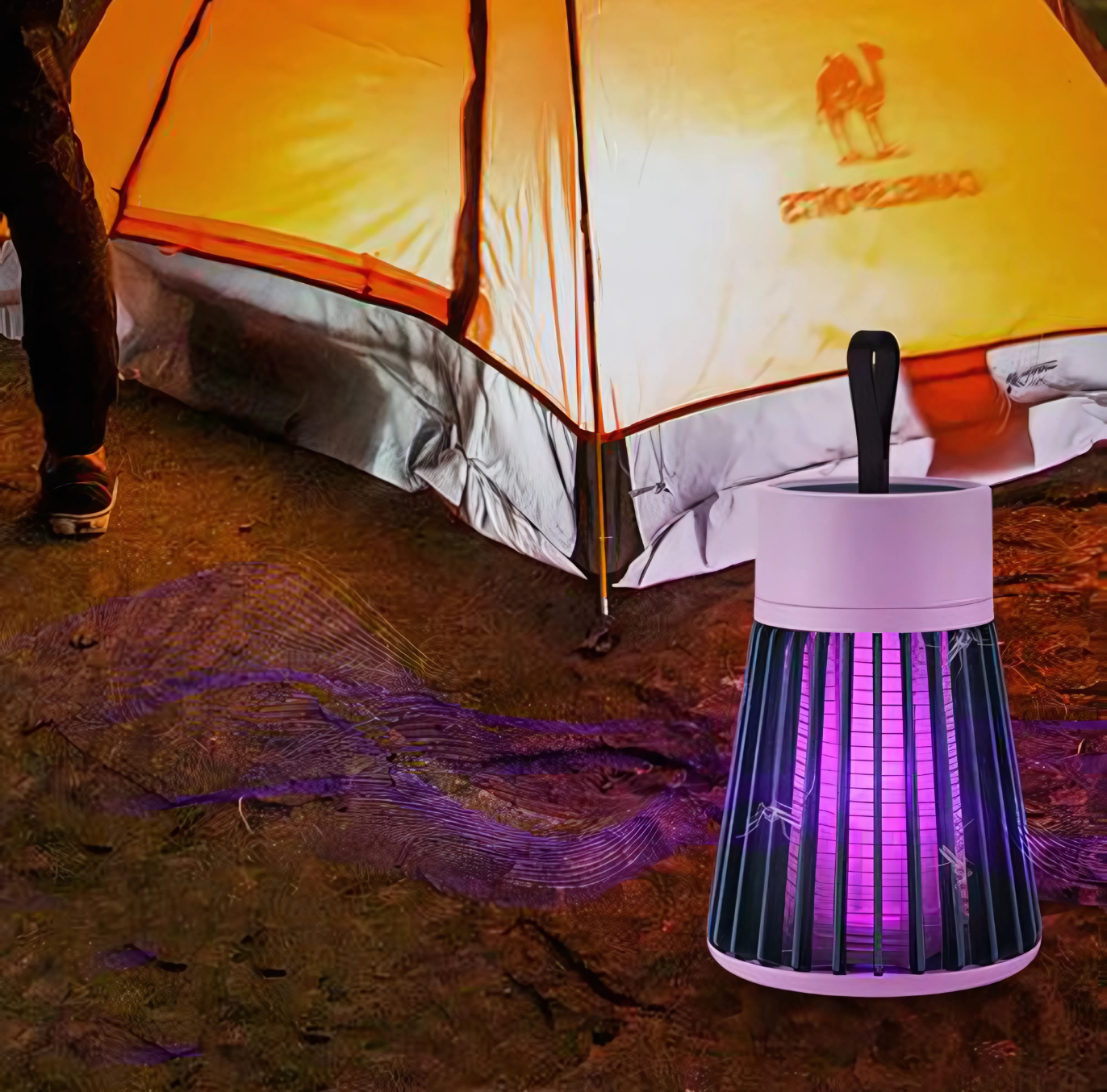 Lâmpada Atrai e Mata Mosquitos Repelente Insect Trap