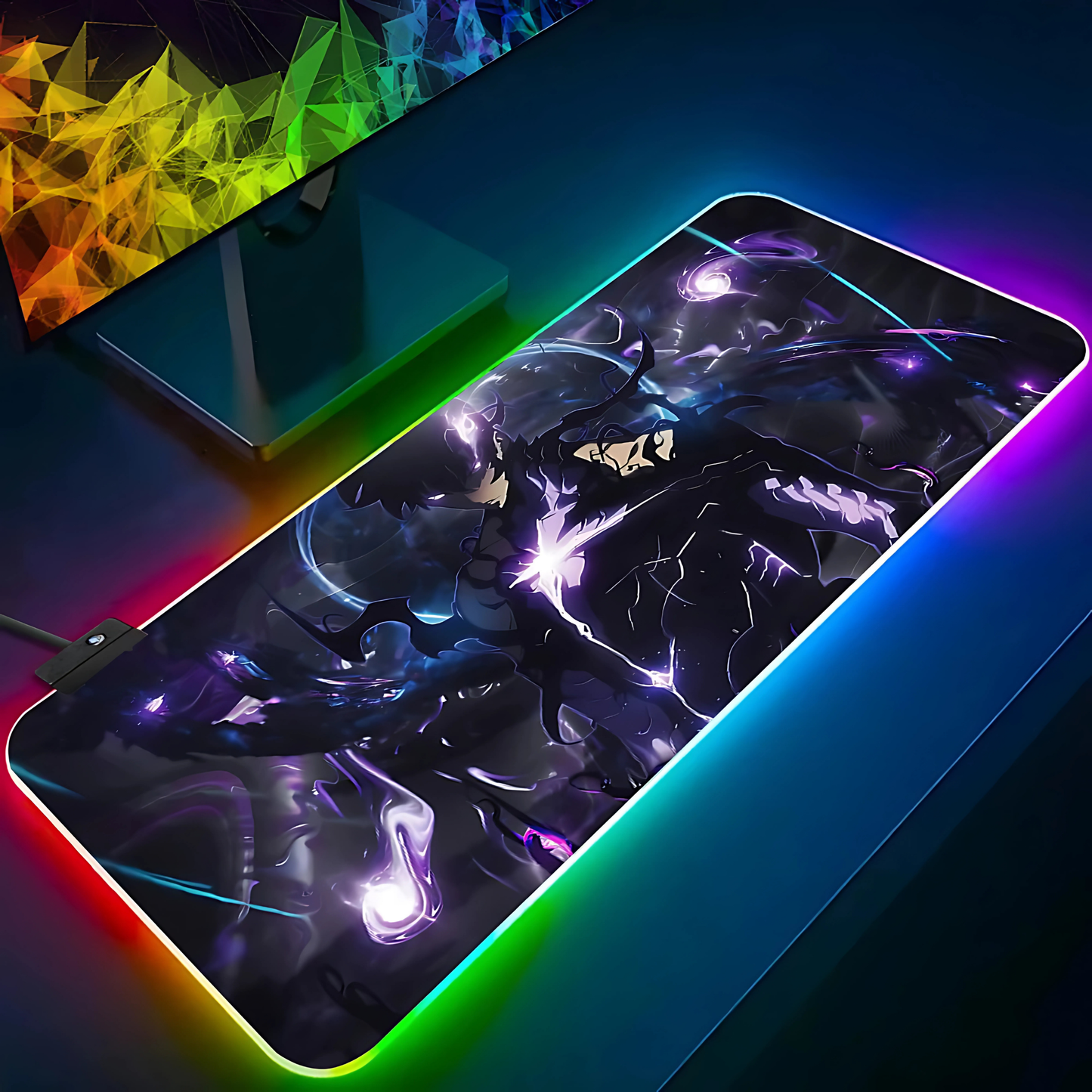 Mouse Pad Gamer com Led Colors