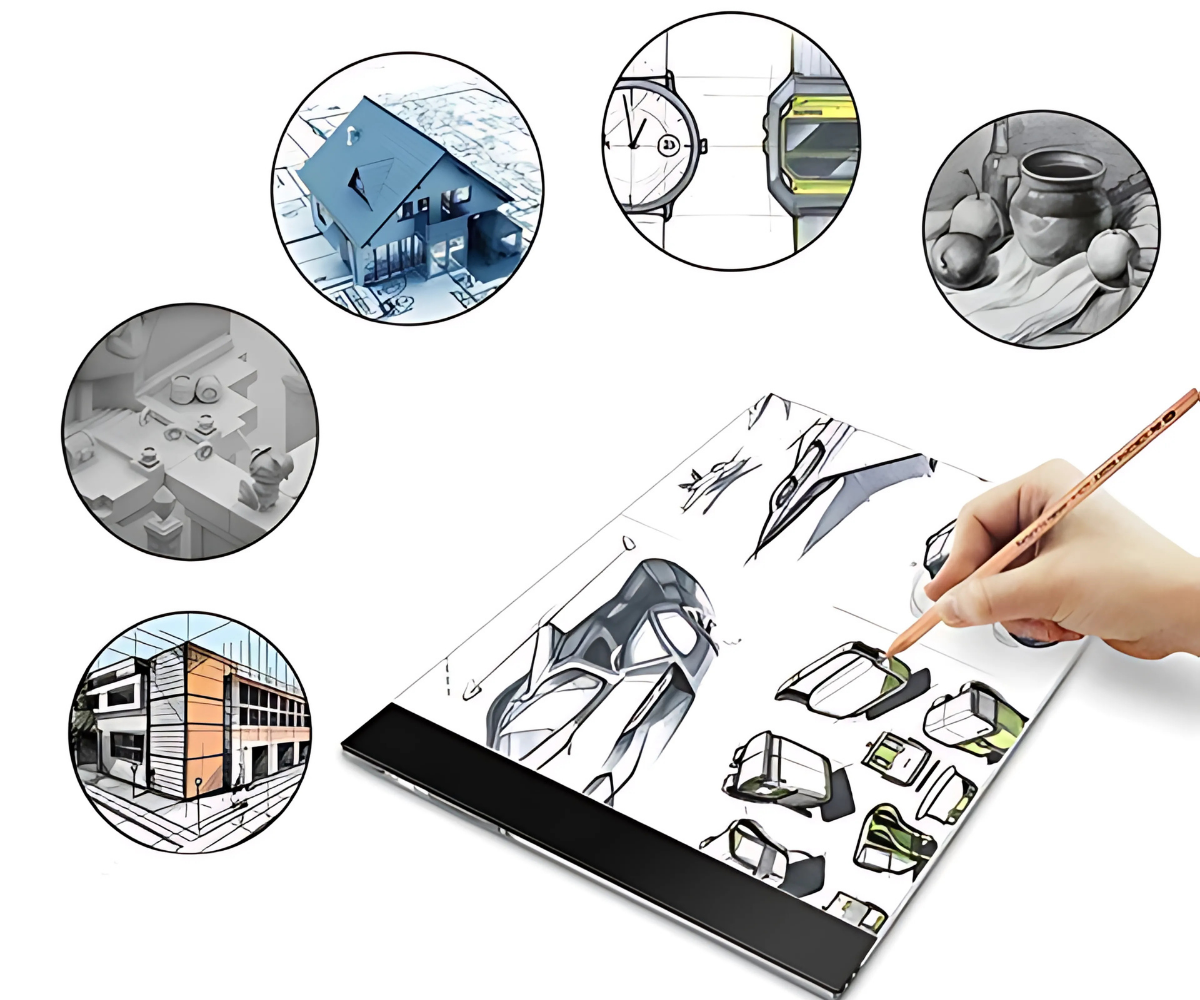 Prancheta de Desenho Inteligente com Luz Led Smart