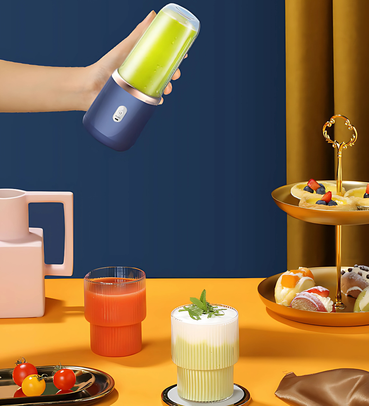 Ultra Mini Liquidificador Mixer Portátil Sucos Smoothie Whey