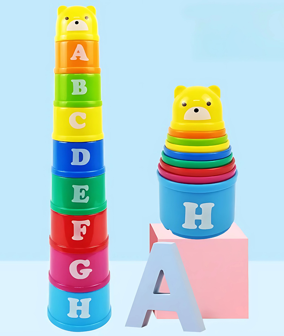 Kit Brinquedo Educativo de Empilhar Kids