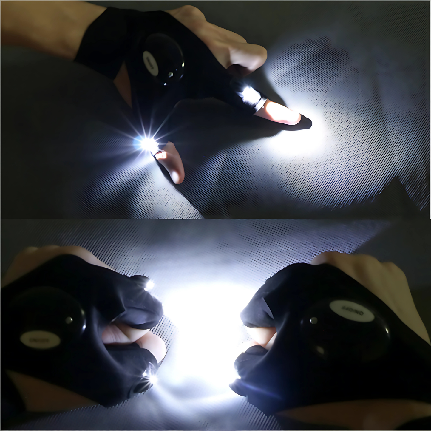 Luva com Lanterna LED