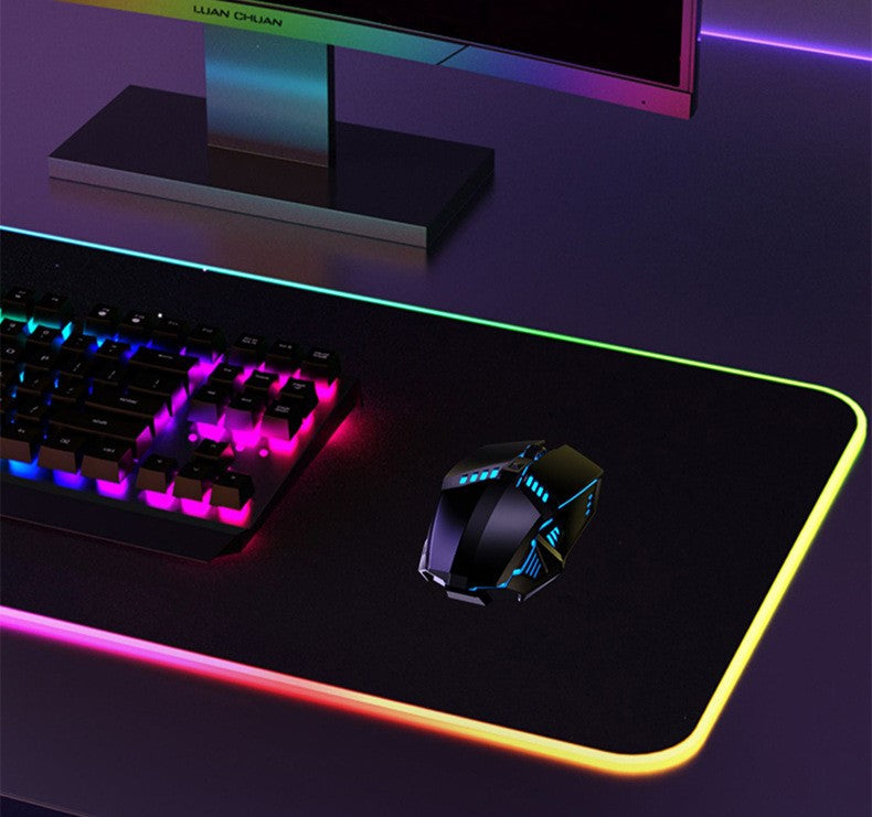 Mouse Pad Gamer com Led Colors
