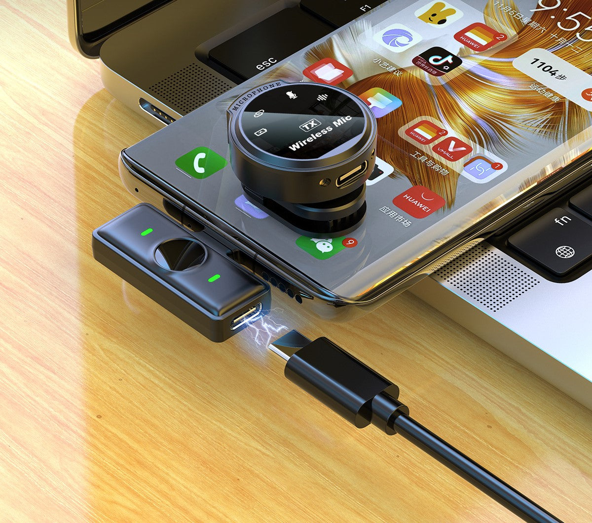 Microfone Lapela Sem Fio Good Sound J6