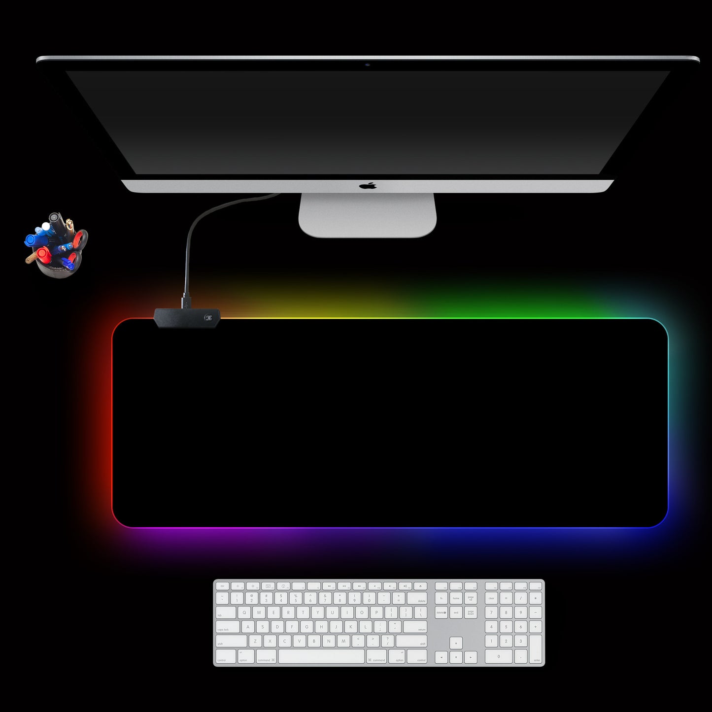 Mouse Pad Gamer com Led Colors