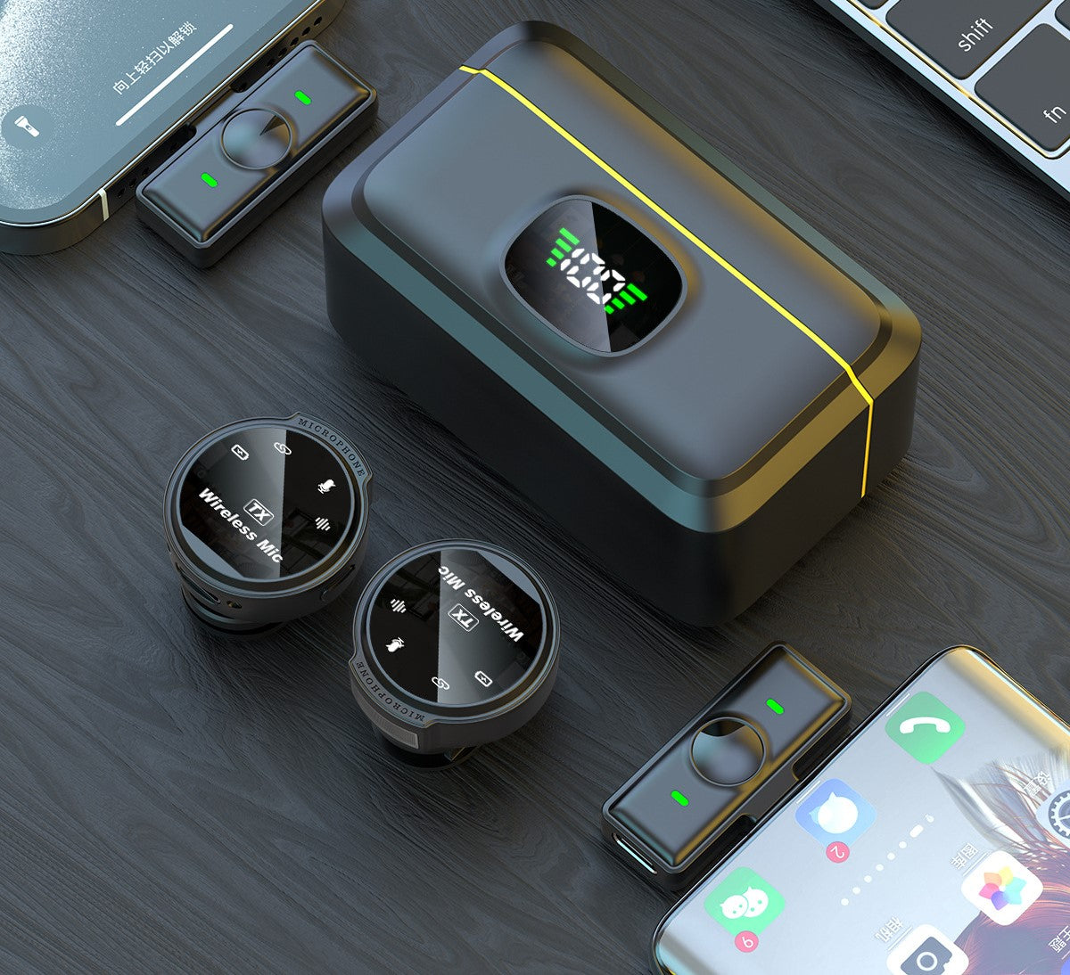 Microfone Lapela Sem Fio Good Sound J6