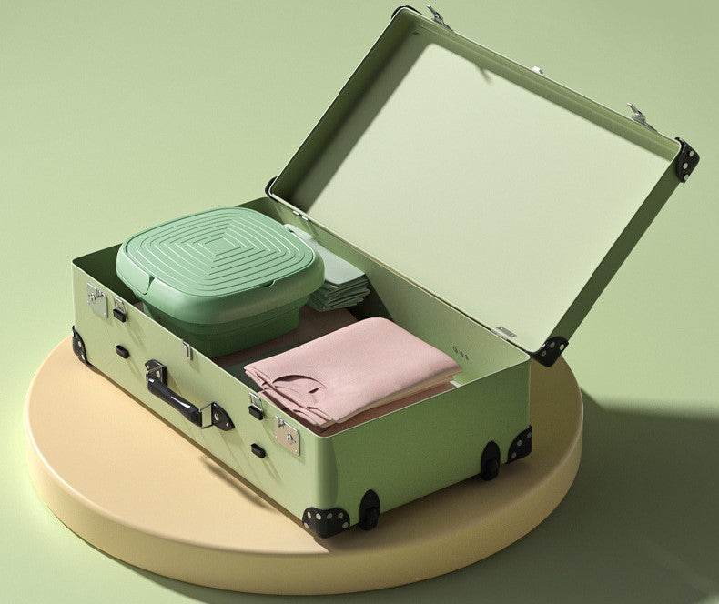 Mini Máquina de Lavar Portátil e Dobrável Washes Easily