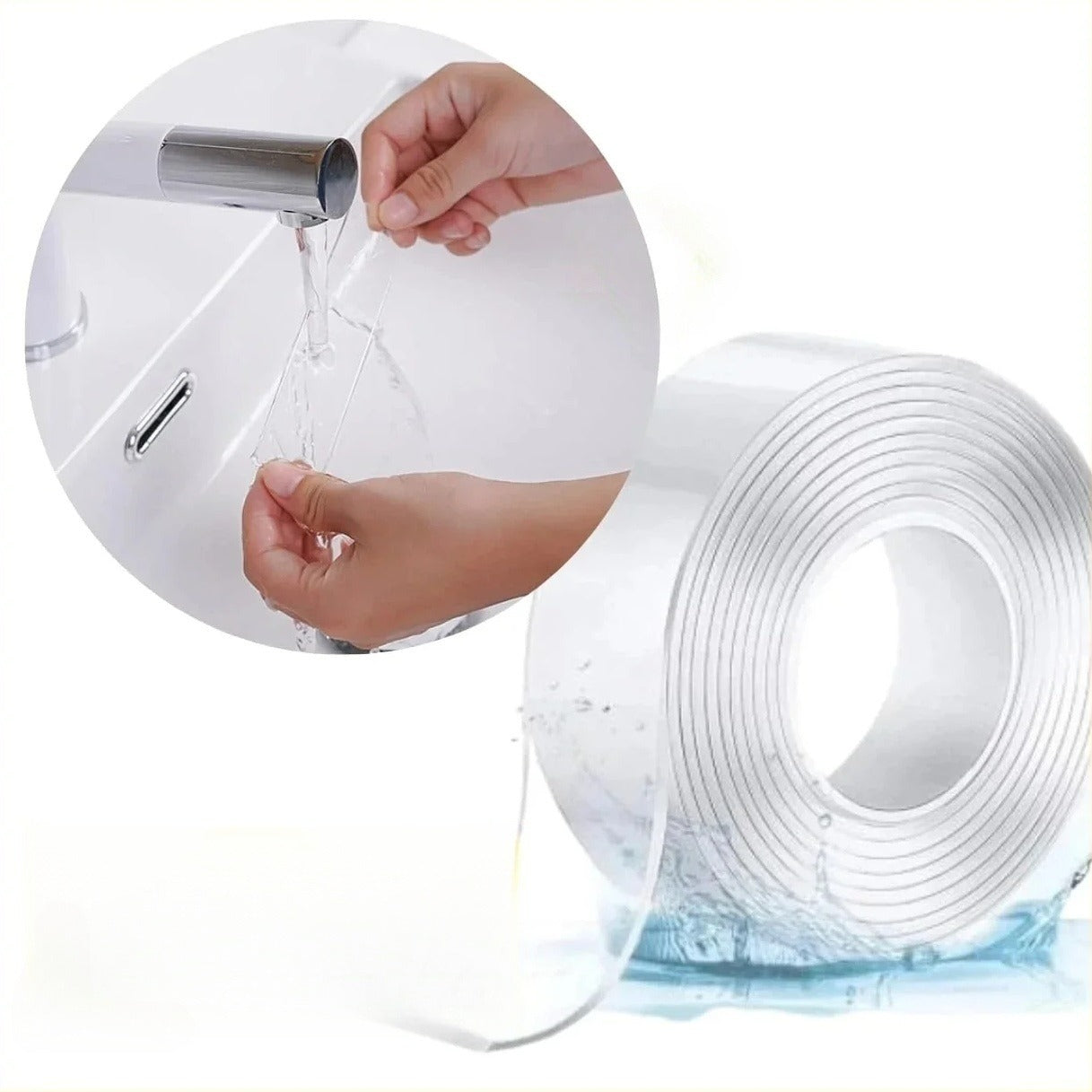 Fita Dupla Face Transparente Ultra Fixation