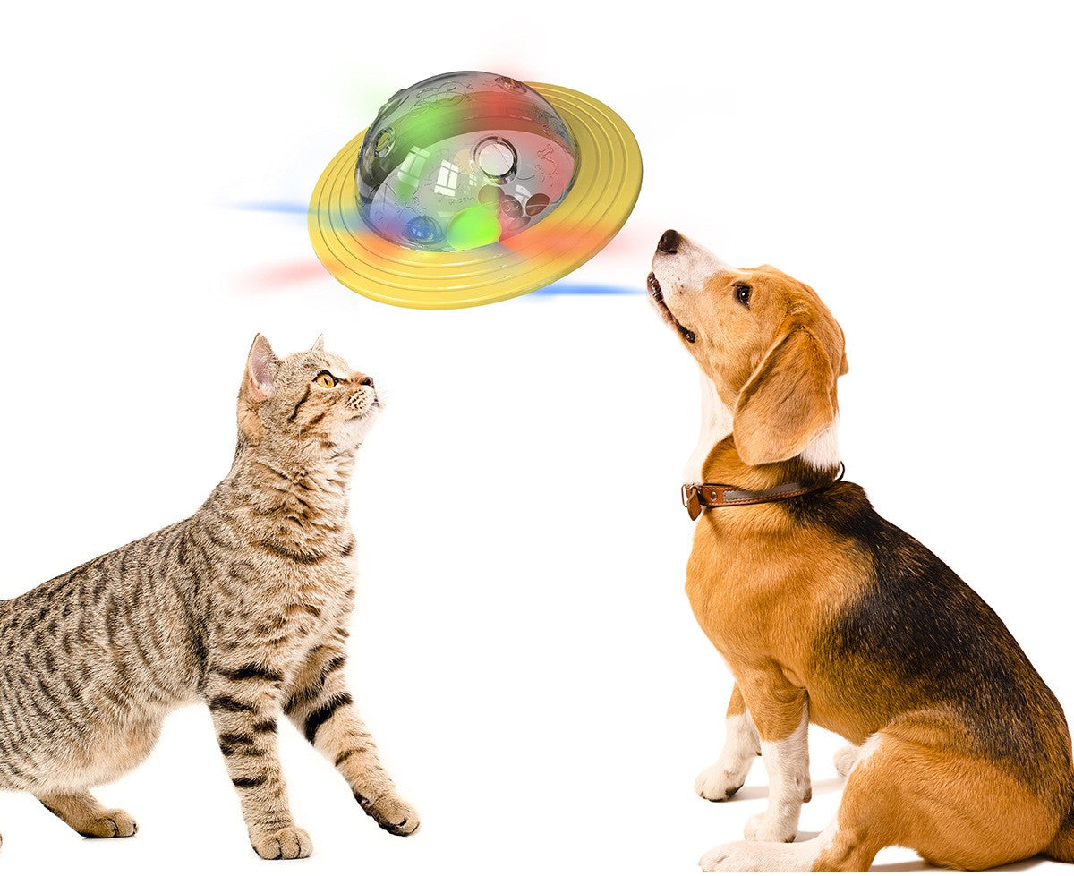 Brinquedo Comedouro Interativo Disco Voador Pet Fun