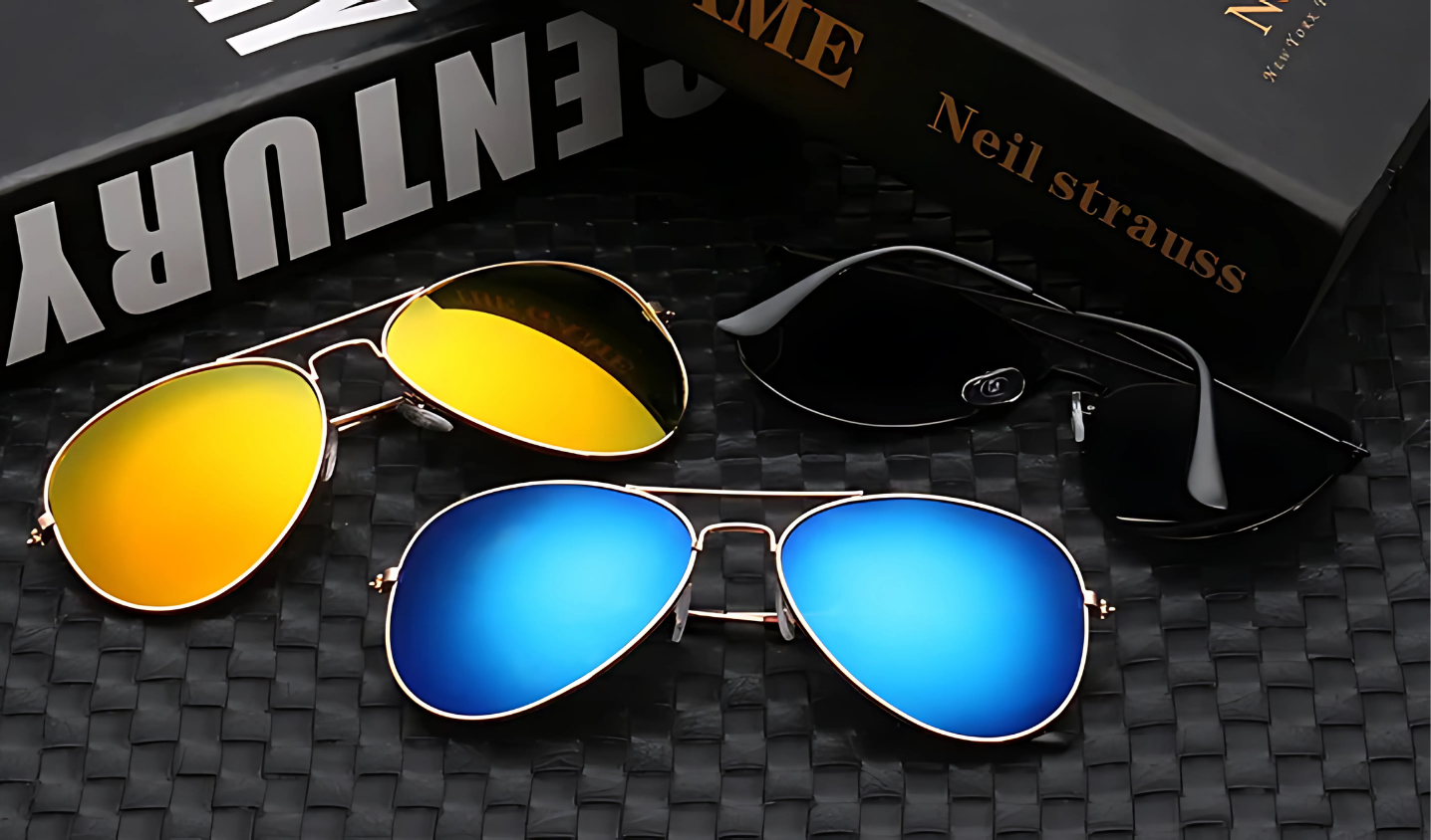 Óculos de Sol Antireflexo com Lentes Polarizadas UV400 [Tipo Top Gun]