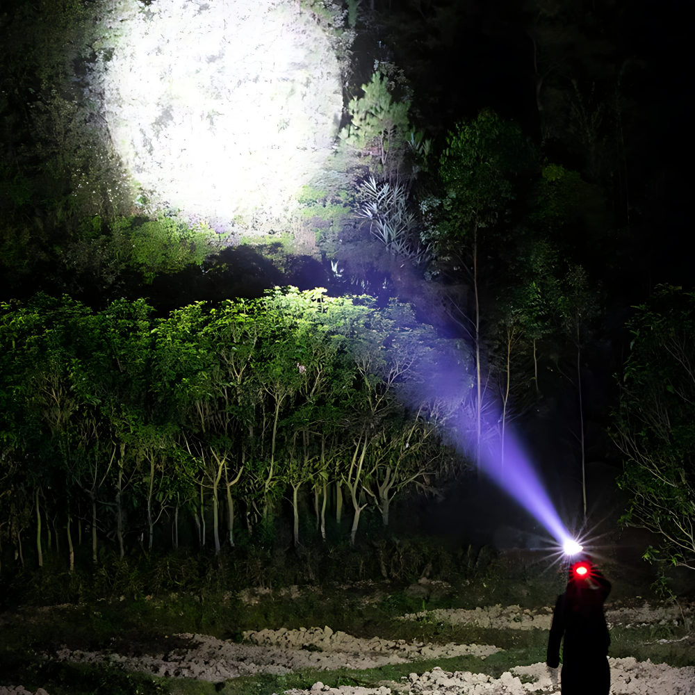 Lanterna de Cabeça Zoom Head Light [Acionamento Por Movimento]
