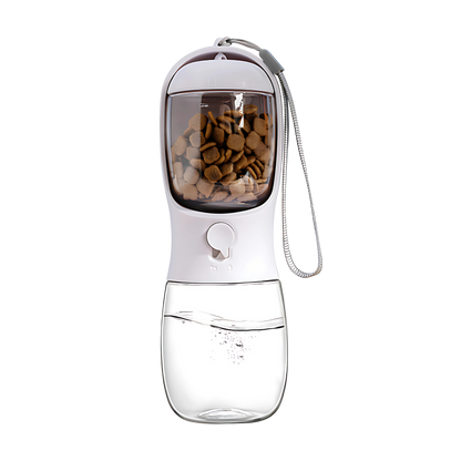 Garrafa de Água com Dispenser de Comida Portable