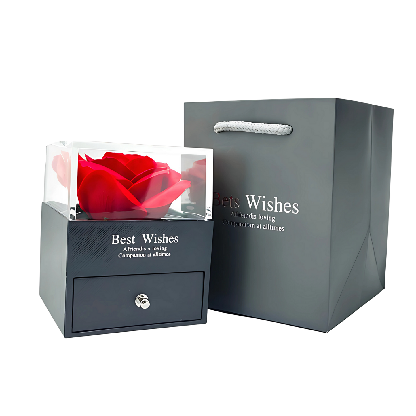 Caixa de Jóias Rosa Eterna Forever