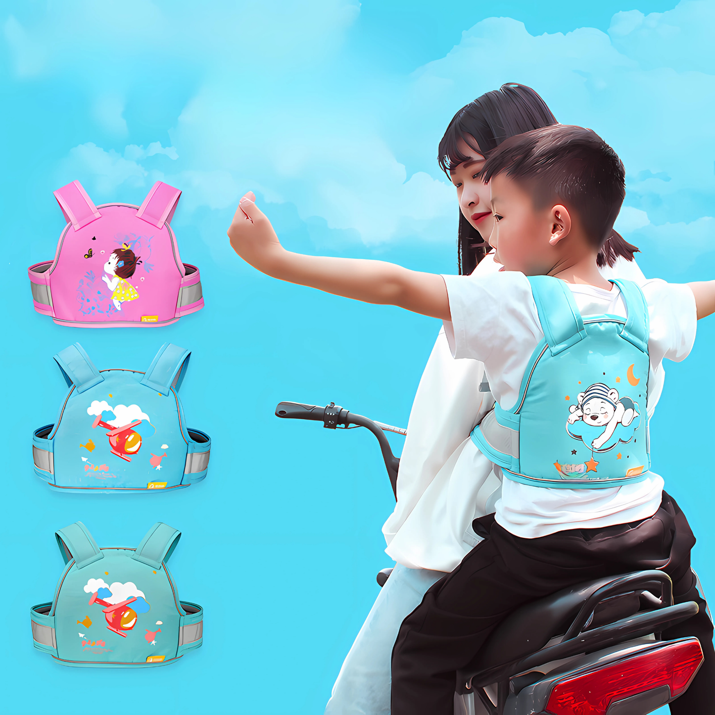 Cinto de Segurança Infantil para Motocicleta Security