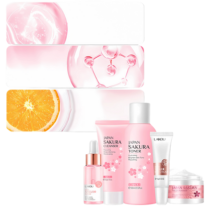 Kit Skin Care Facial Sakura [Kit com 5 Produtos]