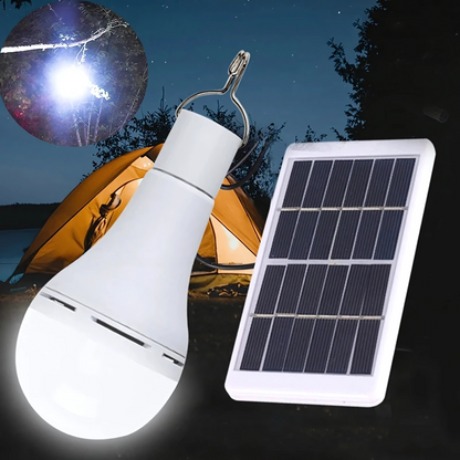 Lâmpada com Painel Carregador Solar Energy