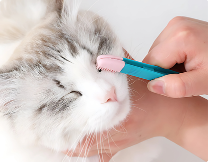 Escova de limpeza de Olhos para Animais Stain Remove [Compre 2 Leve 3]