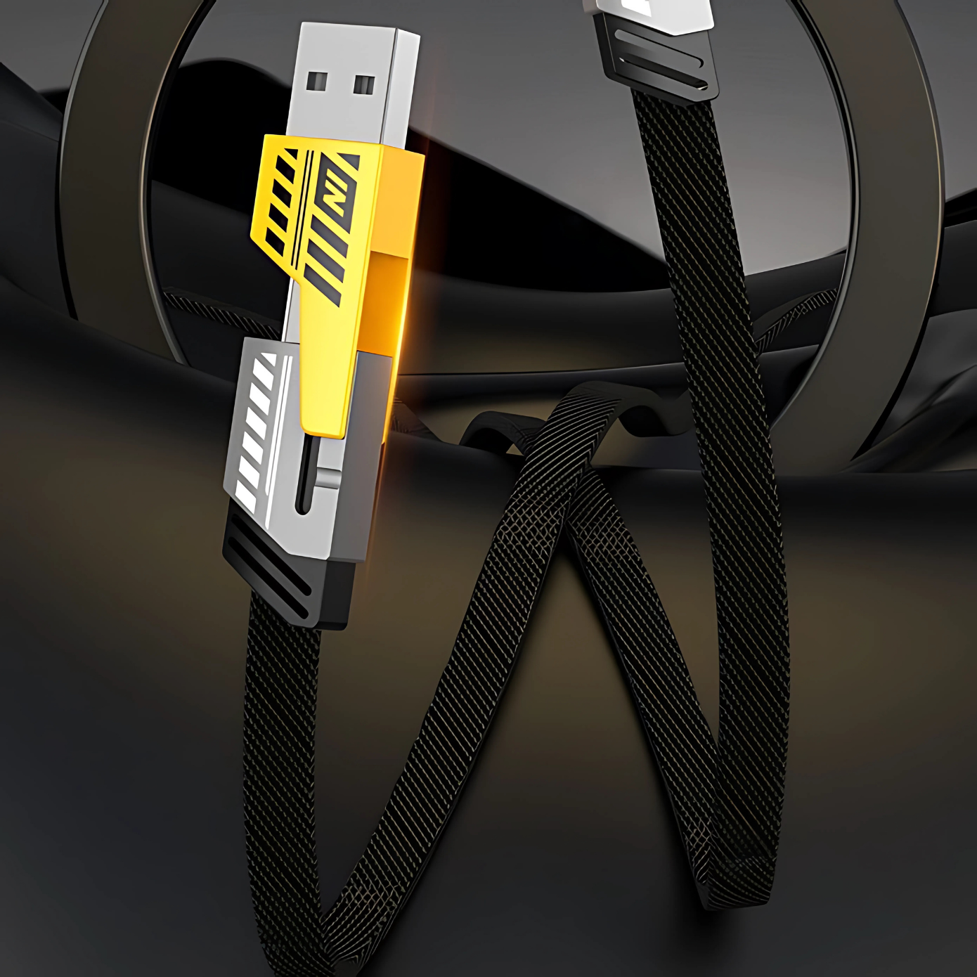 Cabo Multifuncional 4 em 1 Multi USB  [Grátis Um Carregador 120w]