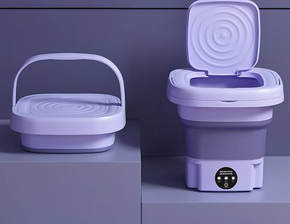 Mini Máquina de Lavar Portátil e Dobrável Washes Easily