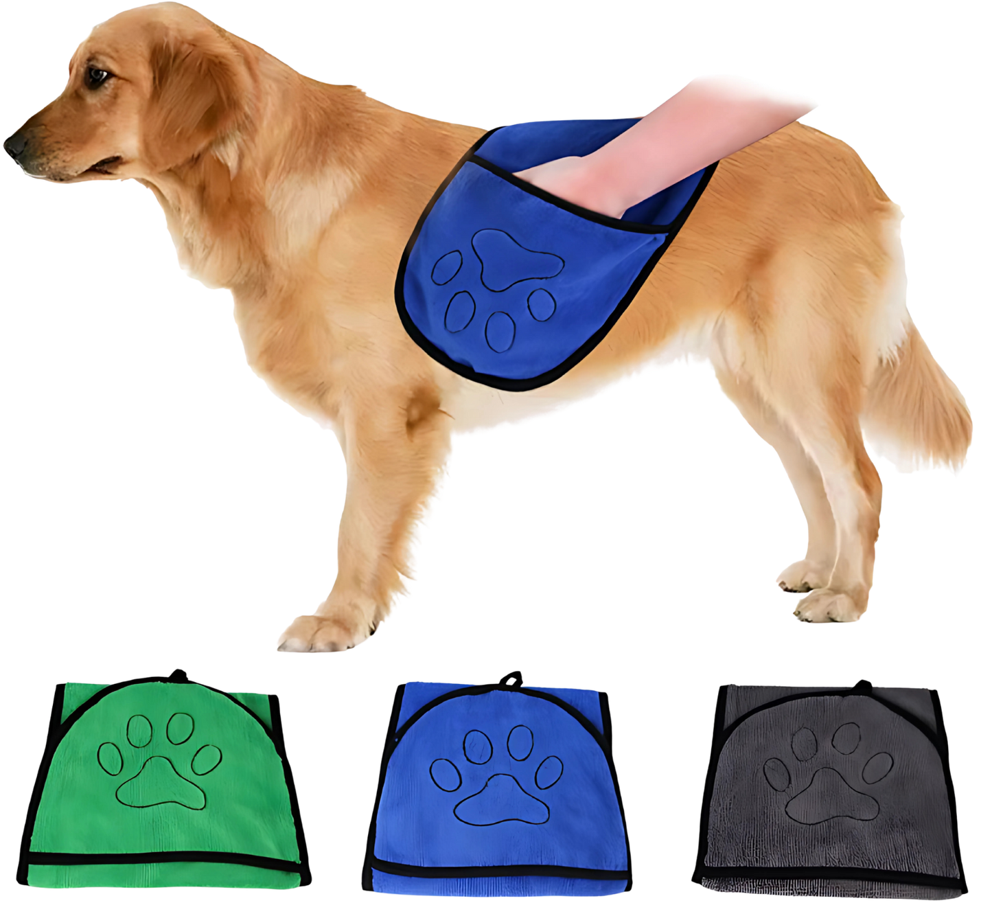 Toalha de Banho Para Pets Absorption [Compre 1 e Leve 2]