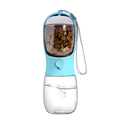 Garrafa de Água com Dispenser de Comida Portable
