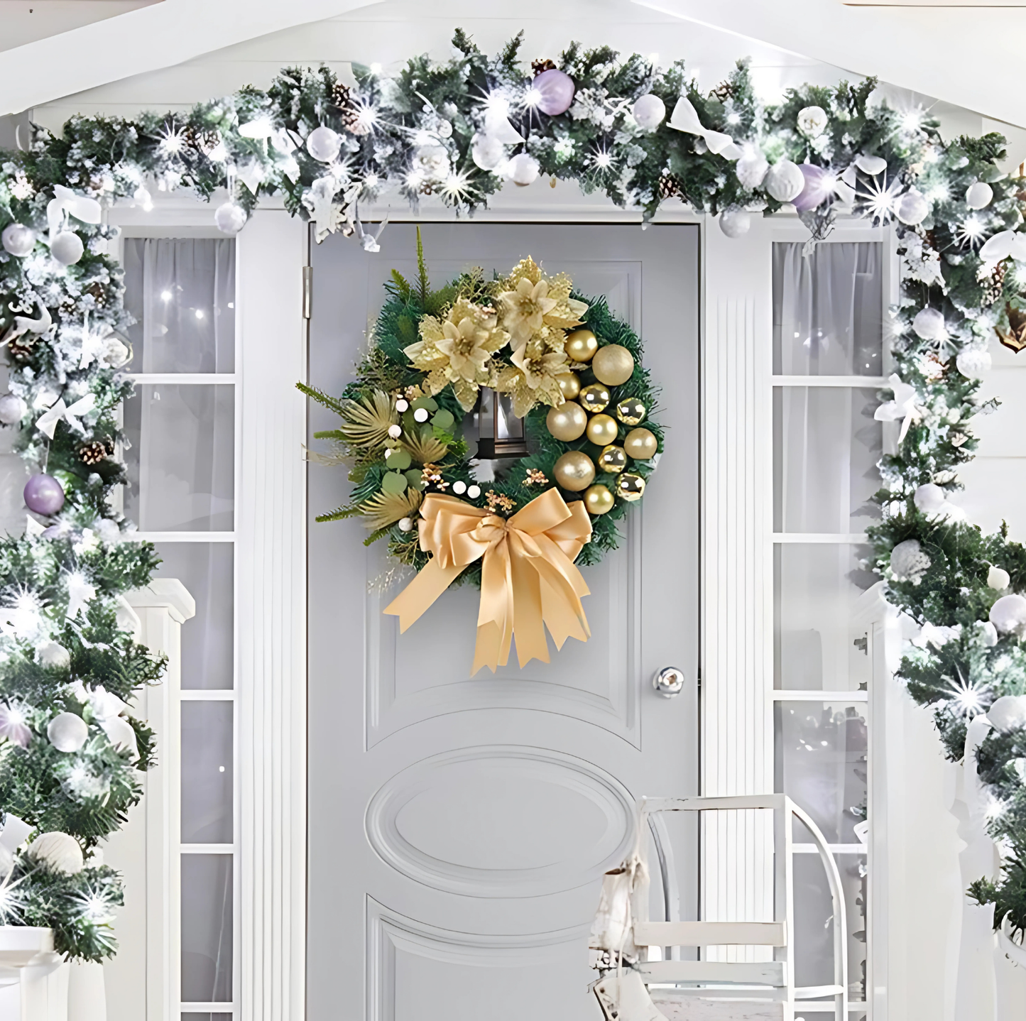 Guirlanda Natalina ChristmasGarland  [Diâmetro de 40cm]