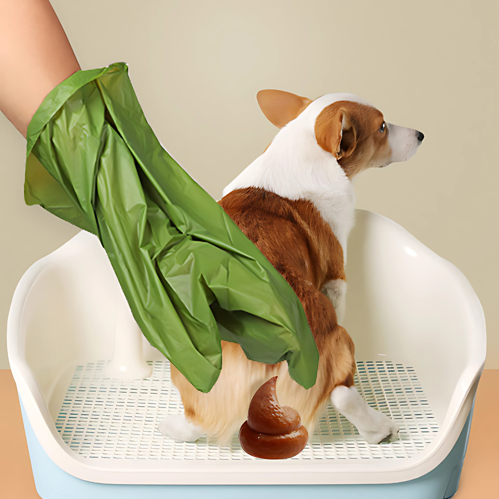 Kit Higiênico 2 Em 1 Cata Caca EcoBag [Com Lanterna Embutida]