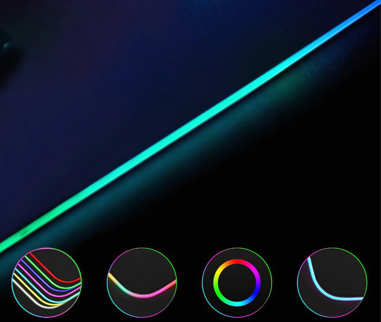 Mouse Pad Gamer com Led Colors