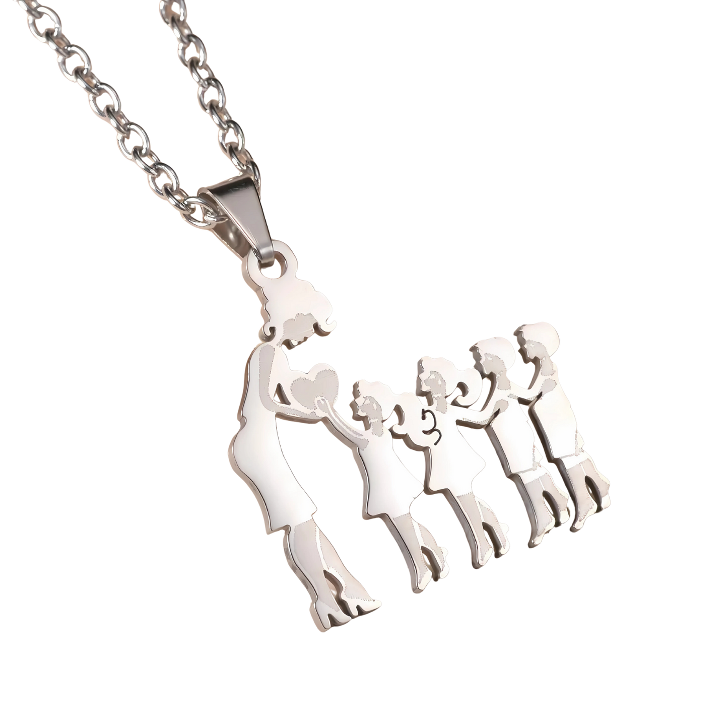 Colar Mãe de Aço Inoxidável Children